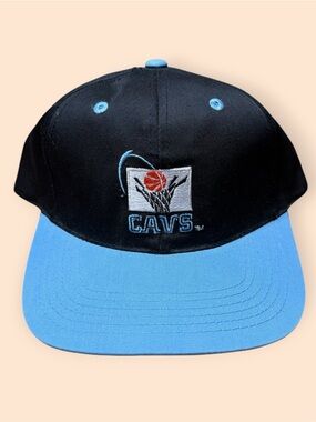 Vintage Cleveland Cavaliers 1990s SnapBack Hat Vtg NBA 90s Retro